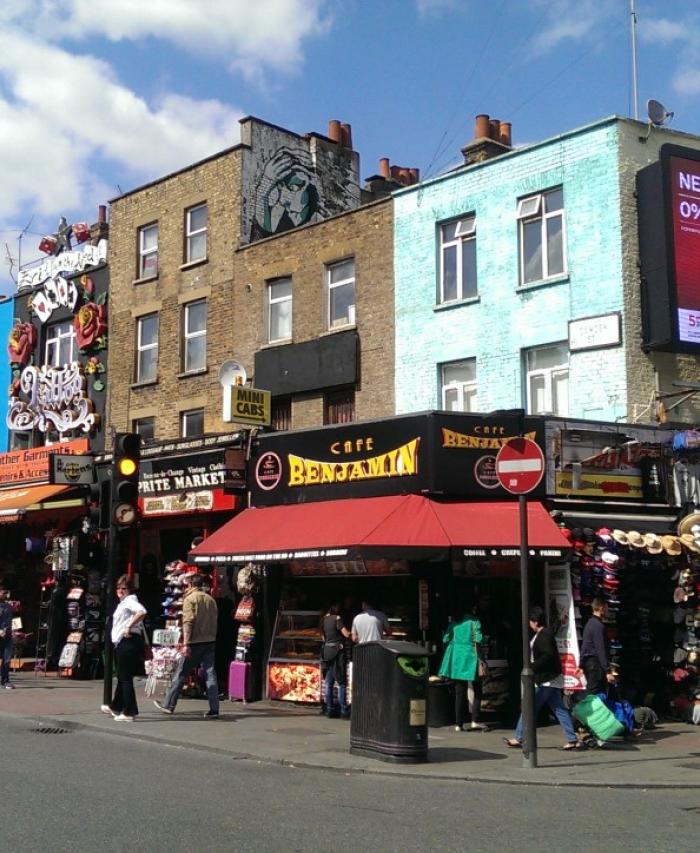 Camden High Street market corner