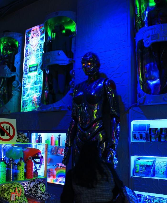 Camden Stables market Cyberdog shop